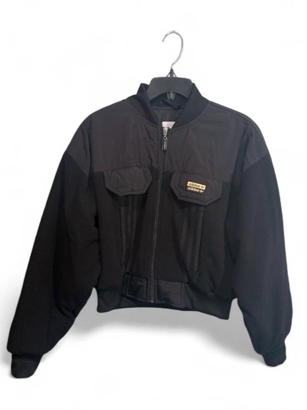 adidas Women's Black Bomber Jacket size small